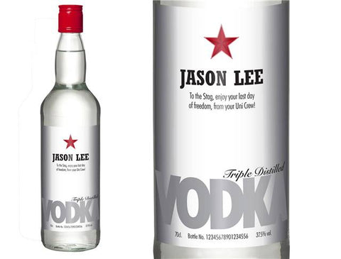 Premium Star Personalised Vodka