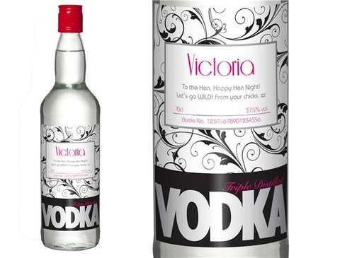 Swirls Personalised Vodka