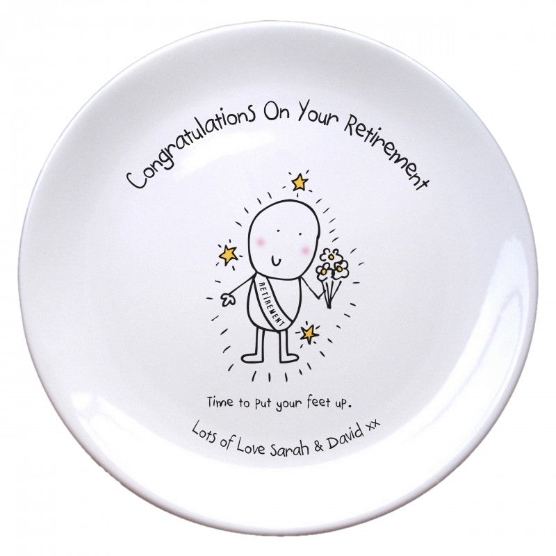 Chilli & Bubble's Retirement 8" Plate