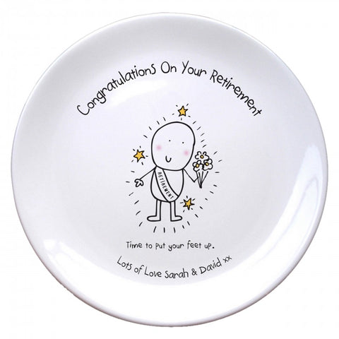Chilli & Bubble's Retirement 8" Plate