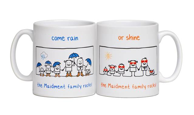 Personalised Family Mug - Our Family Rocks!