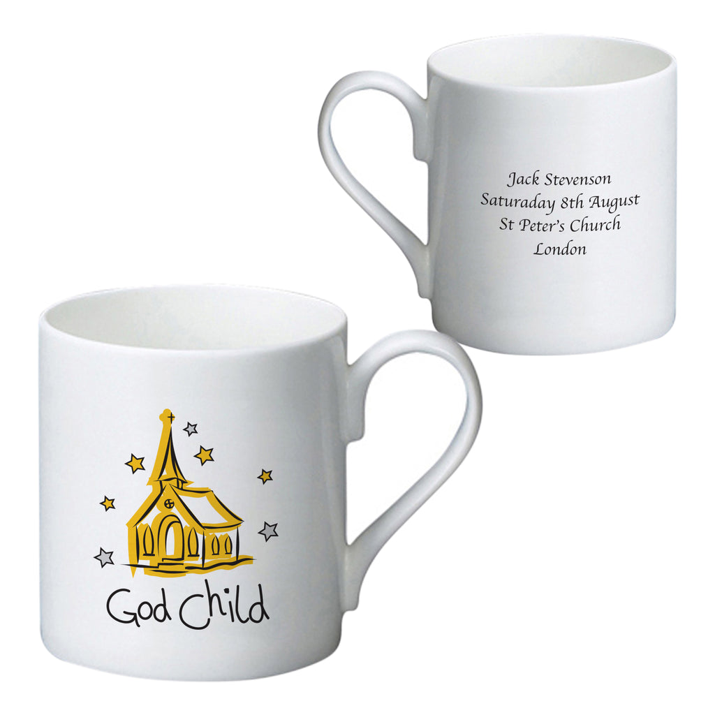 Church Godchild Bone China Mug