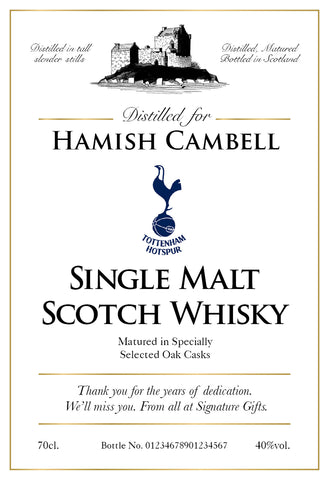 Spurs Classic Single Malt Whisky in a Silk Lined Box