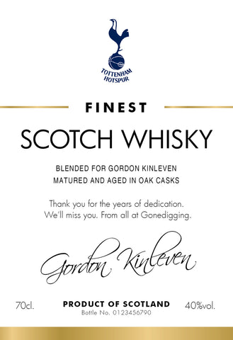 Spurs Classic Labels for Blended Whisky (Pack of 2)