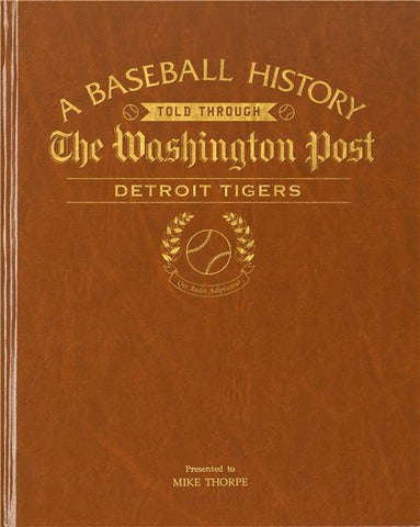 Washington Post Detroit Tigers Baseball Book