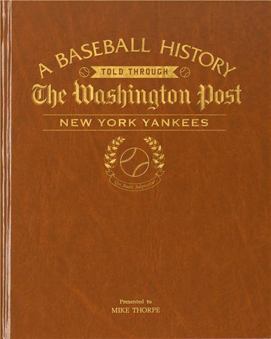 Washington Post New York Yankees Baseball Book
