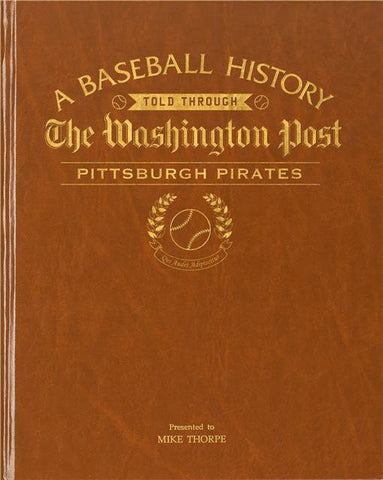 Washington Post Pittsburgh Pirates Baseball Book