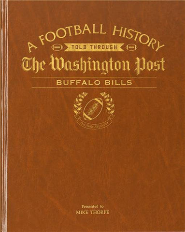 Washington Post Buffalo Bills Football Book