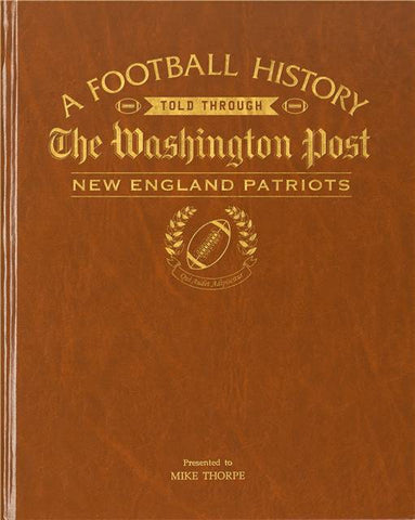 Washington Post New England Patriots Football Book