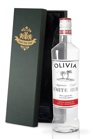 White Rum in a Silk-lined Box