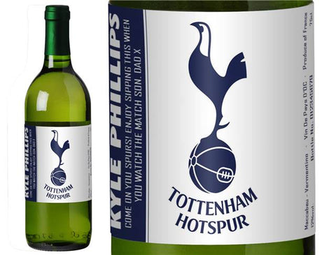 Simply Spurs Personalised White Wine