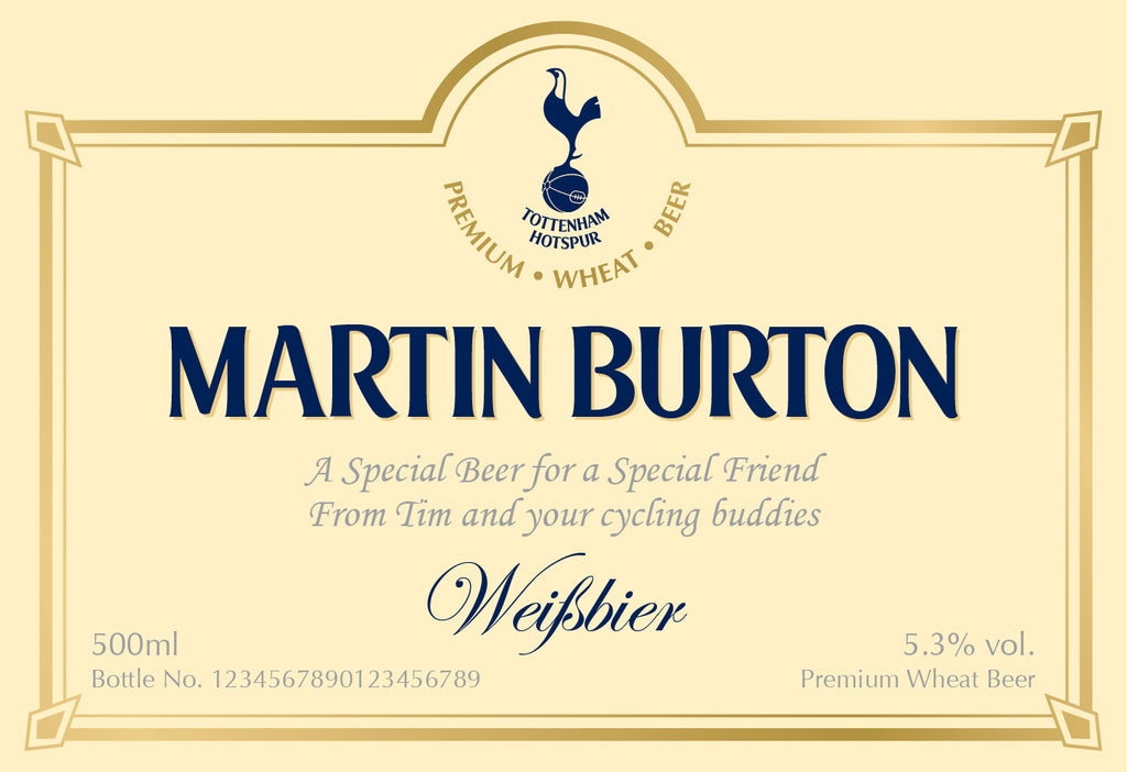 Spurs Traditional Labels for Wheat Beer (Pack of 2)