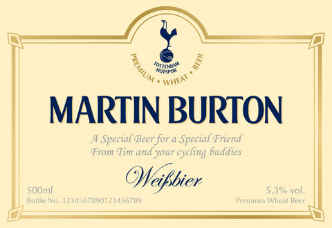 Spurs Traditional Labels for Wheat Beer (Pack of 2)