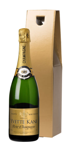 Birthday Classic Champagne in a Gold Gift Box