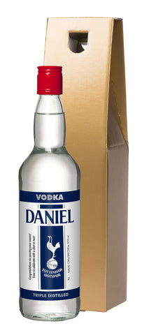 Spurs Stripe Vodka in a Gold Gift Box
