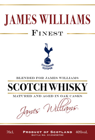 Spurs Historic Labels for Blended Whisky (Pack of 12)