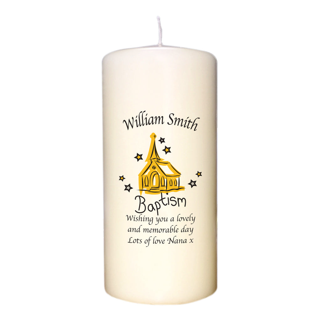 Church Baptism Candle