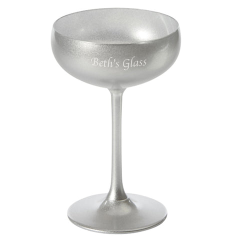Olympic Champagne Saucer Silver