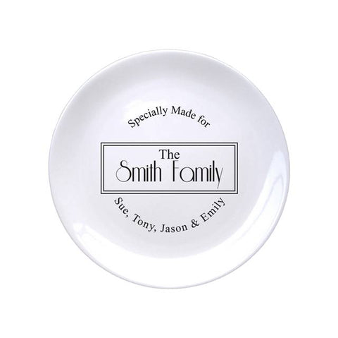 Specially Made For 8" Bone China Coupe Plate