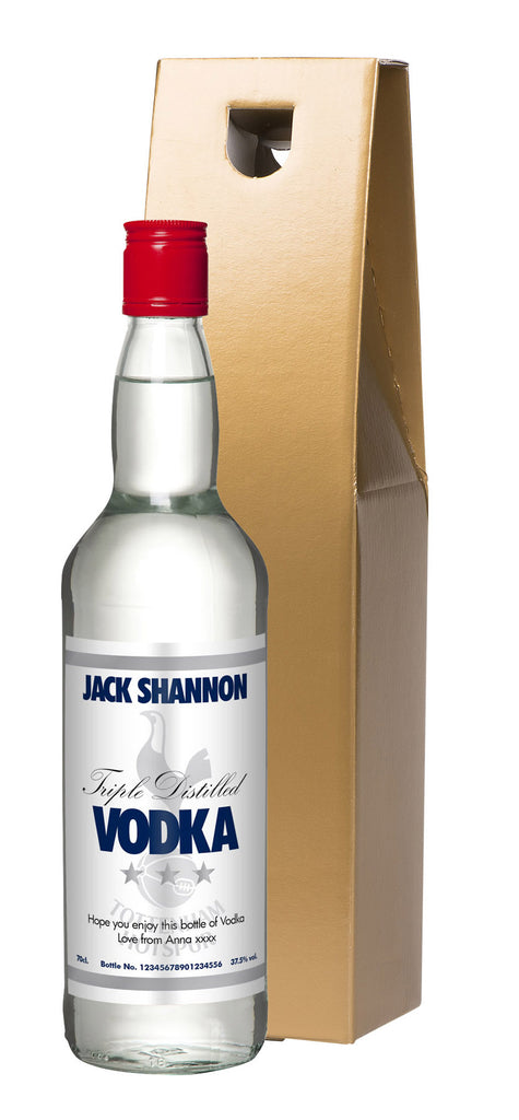 Spurs Stars Vodka in a Gold Gift Box