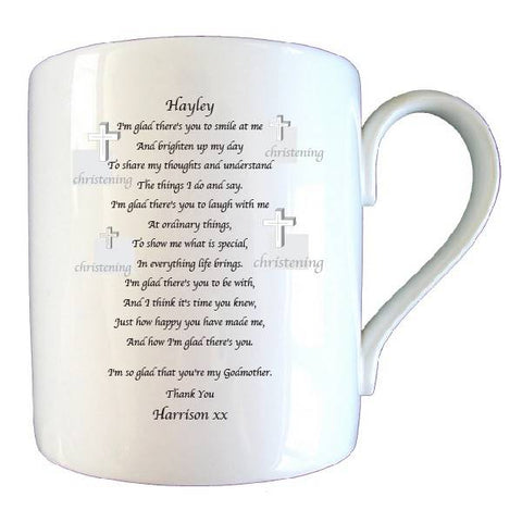 Godmother Poem Bone China Mug