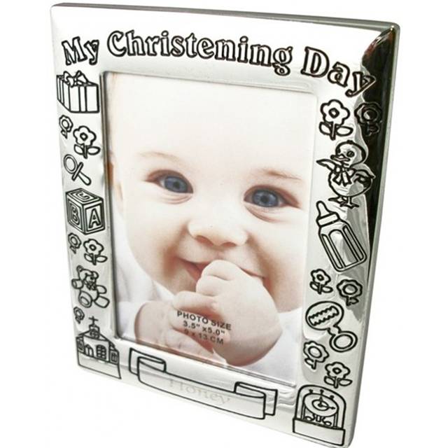Silver Plated Christening Frame