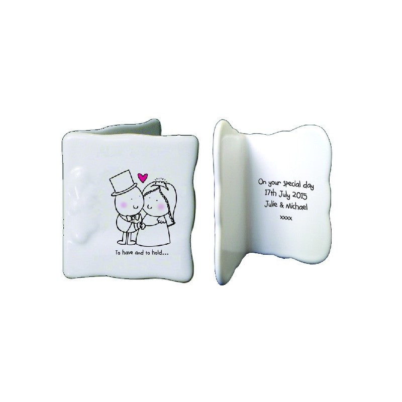 Chilli & Bubbles to have and to hold message card