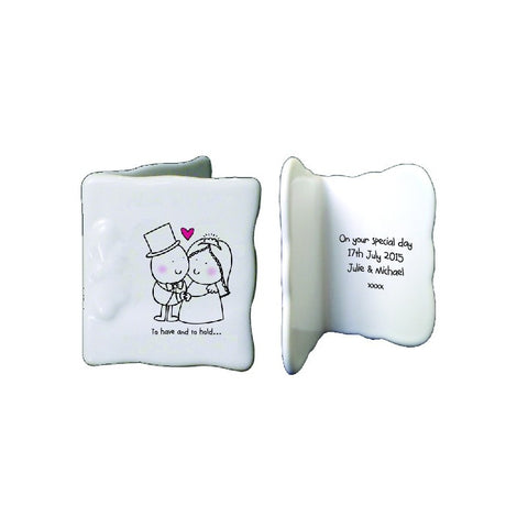 Chilli & Bubbles to have and to hold message card