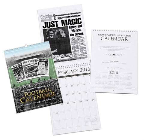 Scottish International A4 Calendar