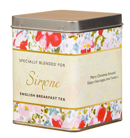 Tea Bags In Tin Floral Design