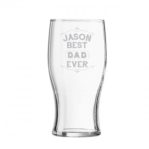 Best Ever Tulip Pint Glass