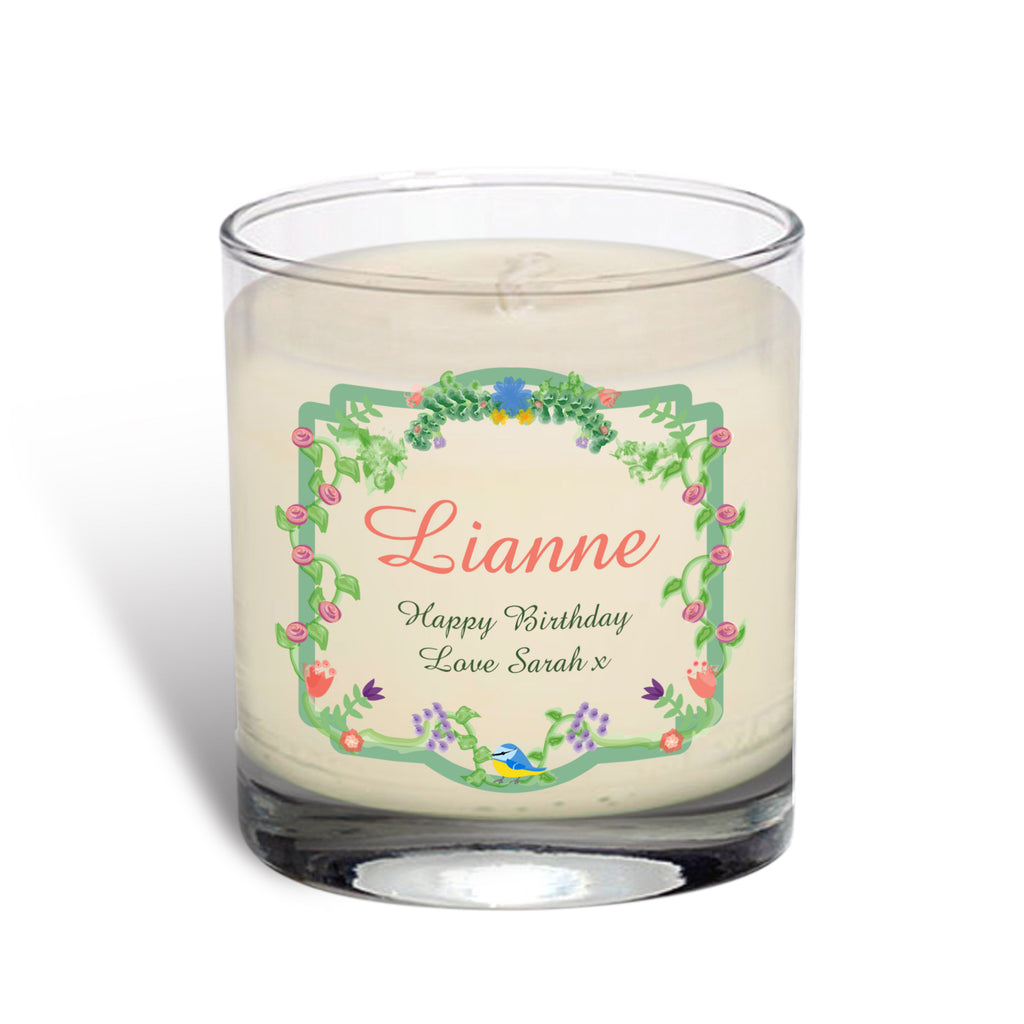 Spring Garden Rose Scented Candle