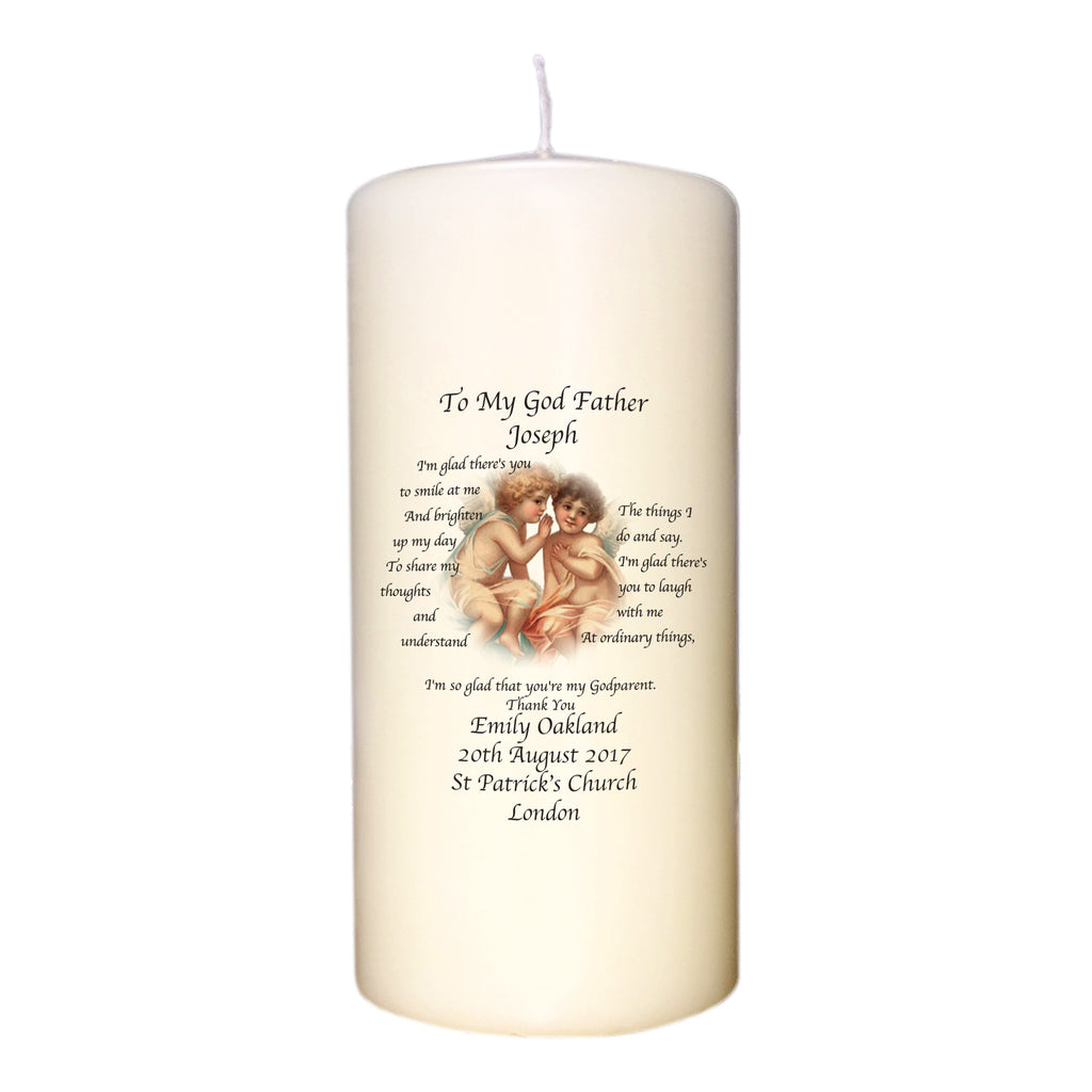 Cherub Godfather Candle