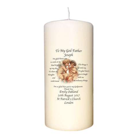 Cherub Godfather Candle