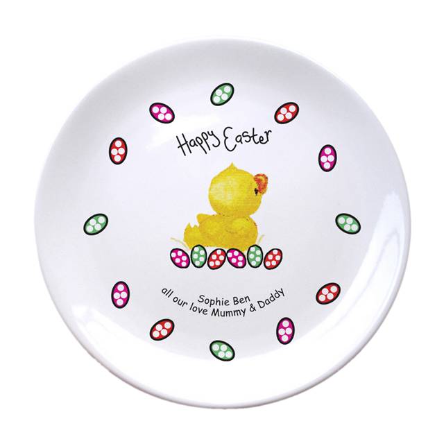 Easter Chick 8" Bone China Coupe Plate