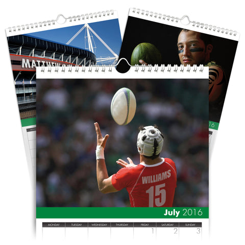 Rugby A5 Calendar