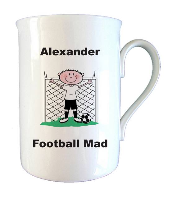 Footy Mad Bone China Mug