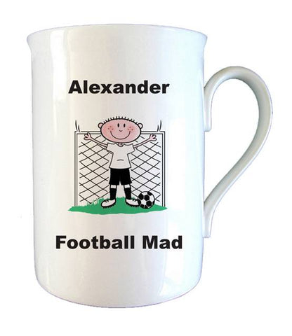 Footy Mad Bone China Mug