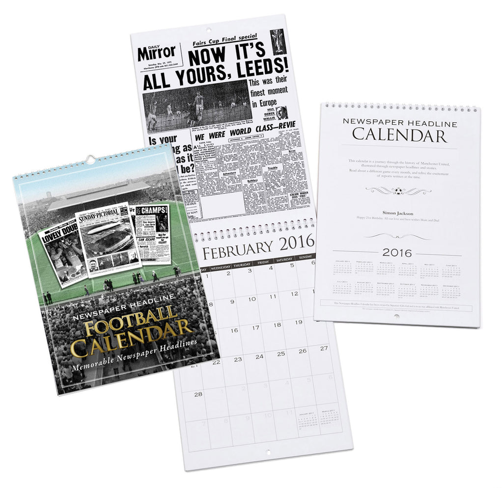 Leeds United A4 Calendar