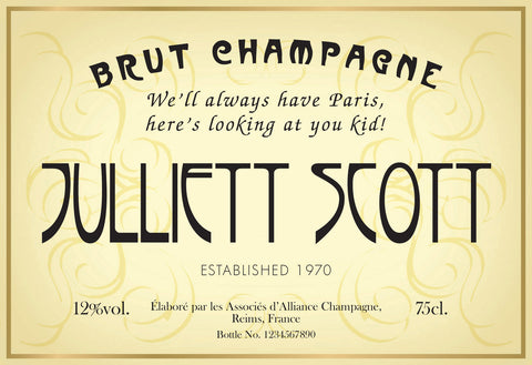 Metro Art Champagne in a silk lined Gift Box