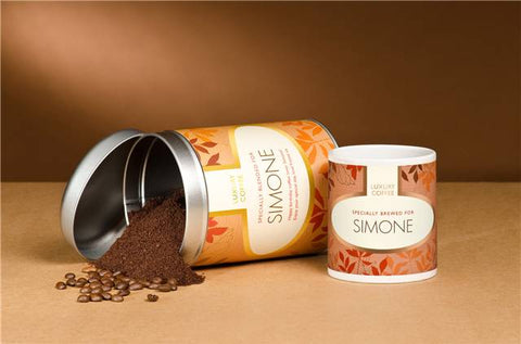 Personalised Coffee Lovers' Set - Leaf Design